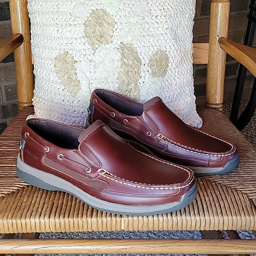 Sebago Bowman brown loafers, size 11.5M